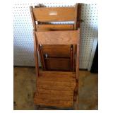 Wood Fold out Chairs