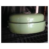 Large Enamel Roasting Pan