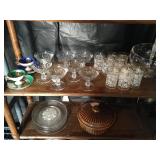 Many Glass and Beverage Sets