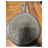 Rare Oscar Meyer Cast Iron Skillet