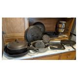 Cast Iron Skillets and Pots