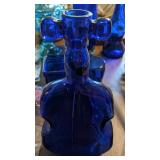 Cobalt Blue Violin Vase