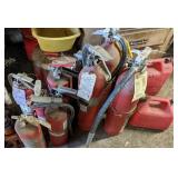 Gas Cans and Fire Extinquishers