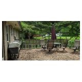 Grill and Outdoor Patio Set