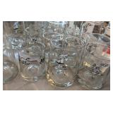 Grog Glasses with Pitcher