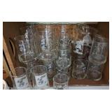 Grog Glasses with Pitcher