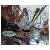 Kitchenware Utensils with Crocks