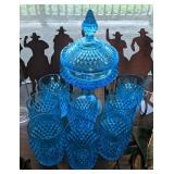 Blue Glassware