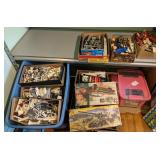 Totes full of Model Car Parts