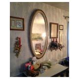 Large Mirror and Wall Decor