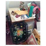 Toll Tray, Marble Top Table