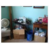 Fan, Sewing Otoman, Craft Supplies, Sewing Machines with Cabinets