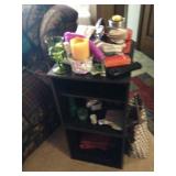 Stackable Shelf with Misc Items