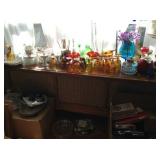 Stereo Cabinet and Glassware