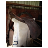 Old English Saddle & Bed Headboard