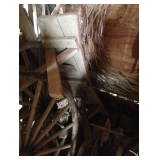 Wagon Wheel and Bench