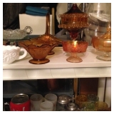 Carnival, Tierra, Milk Glass