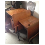 Antique School Desks