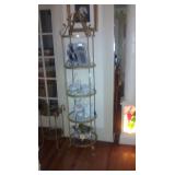 gilted tassle table/shelf 350.