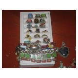 sterling rings and bracelets