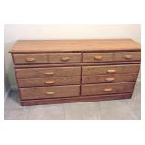 Laminate golden oak dresser