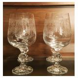 CRYSTAL WINE GLASSES  