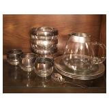 STERLING GLASSWARE SET  