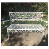 ANTIQUE IRON BENCH