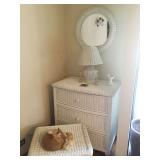 WICKER CHEST AND MORE  