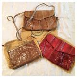 VINTAGE EXOTIC SKIN PURSES  