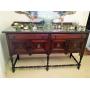 GORGEOUS ANTIQUE BUFFET, MATCHES DINING TABLE.  