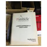Pinnacle V-12 Laser Express Engraver with Books and extras  