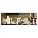 SALAD SHOOTER, VEGETABLE SLICER, MEAT GRINDER, NINJA CHOPPER  