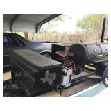 Sweet Johnsons Custom BBQ Trailer with Canopy and many extras.  