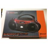 New In Box BlackWeb Bluetooth Cd Player with Digital FM Radio  
