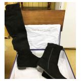 ABOVE THE KNEE LEATHER BOOTS BY STUART WEITZMAN, SIZE 9  