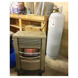 DEARBORN PROPANE HEATER, WE ALSO HAVE 2 100 POUND TANKS LIKE THE ONE HERE.