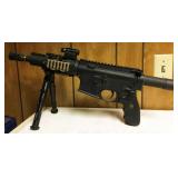MULTI CALIBER PISTOL WITH LASER, I BELIEVE THIS IS 300 AAC BLACKOUT. ALL FIREARMS WILL BE SUBJECT TO