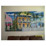 Rick Worth Key West Acrylic Painting