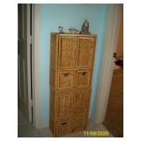 2 - Wicker cabinets