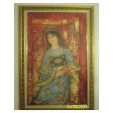 Edna Hibel Art work