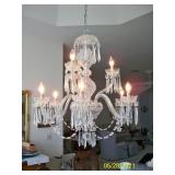 Vintage 1977 Waterford Crystal 9 Arm "Cranmore" Chandelier