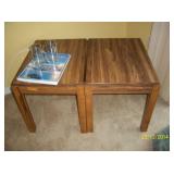 Pair of end tables