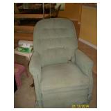 Green recliner