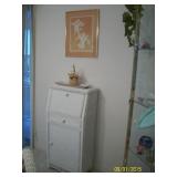 small wicker cabinet