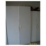 2 more white cabinets
