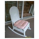 Wicker rocker