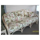 Rattan sofa
