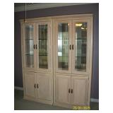 Hooker curio cabinets