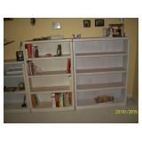 2 - Light wood bookcases